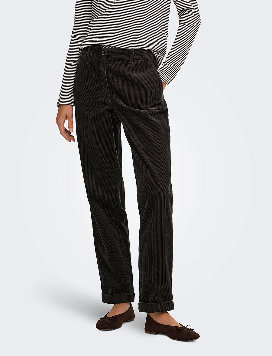 JDY - JDYSHIRAZ MW ANK PANT PNT - chinos - chocolate torte - 0