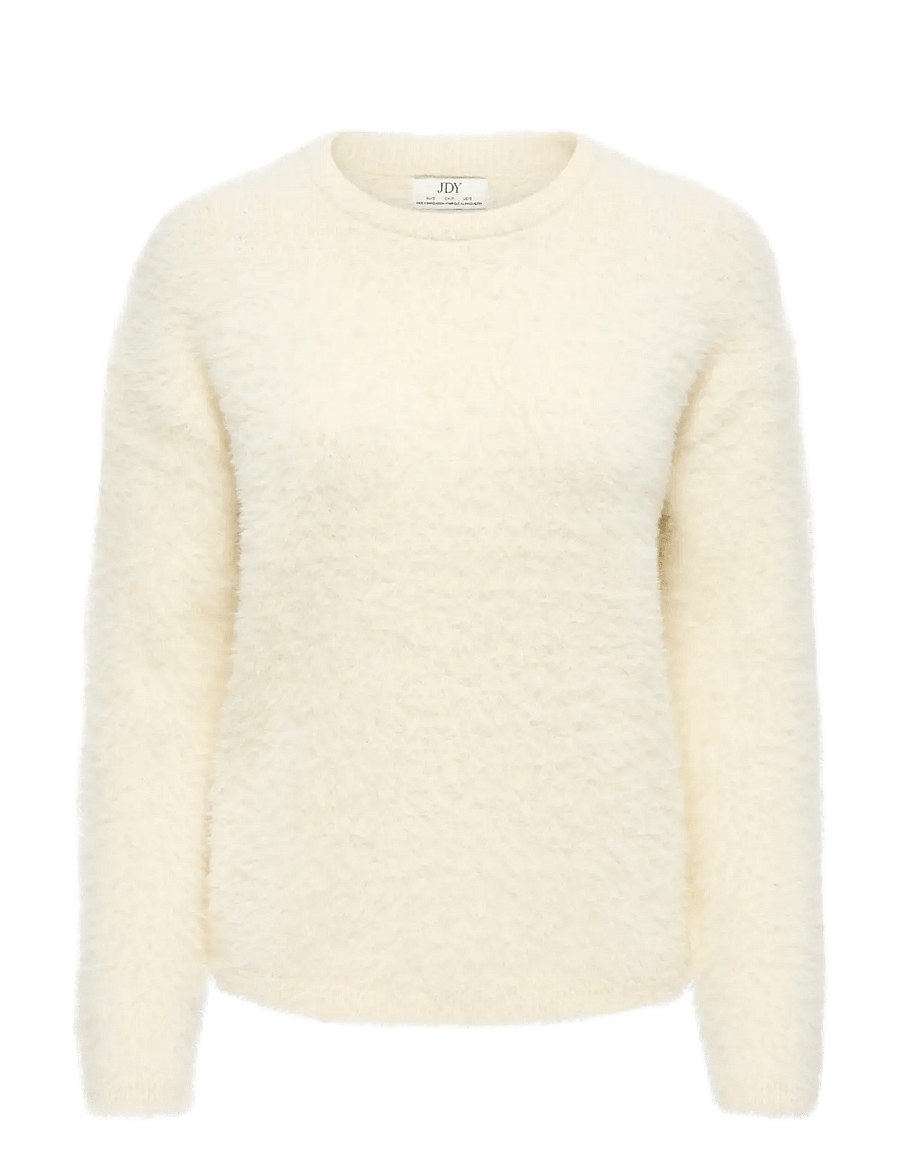 JDY - JDYPRIME JAYLA L/S ON PULLOVER KNT NOOS - cloud dancer - 1