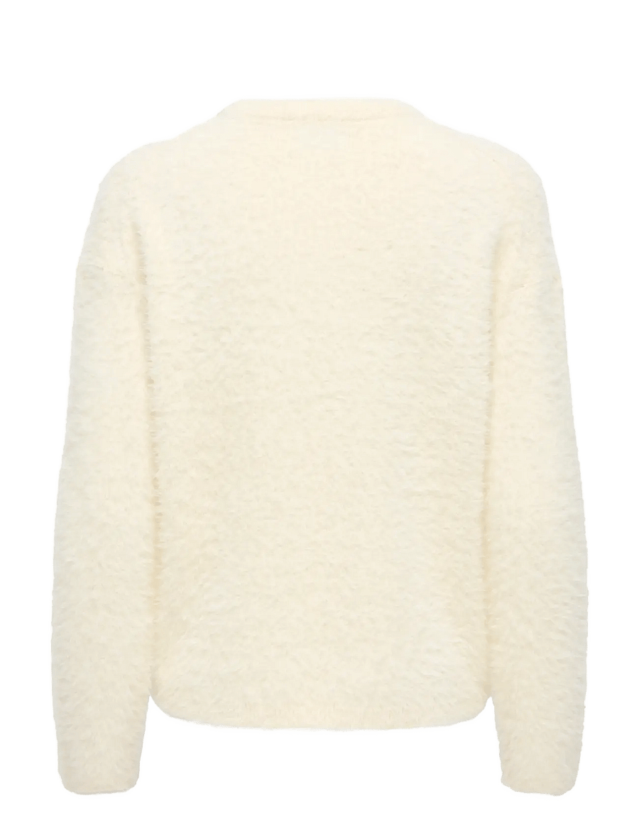 JDY - JDYPRIME JAYLA L/S ON PULLOVER KNT NOOS - cloud dancer - 2