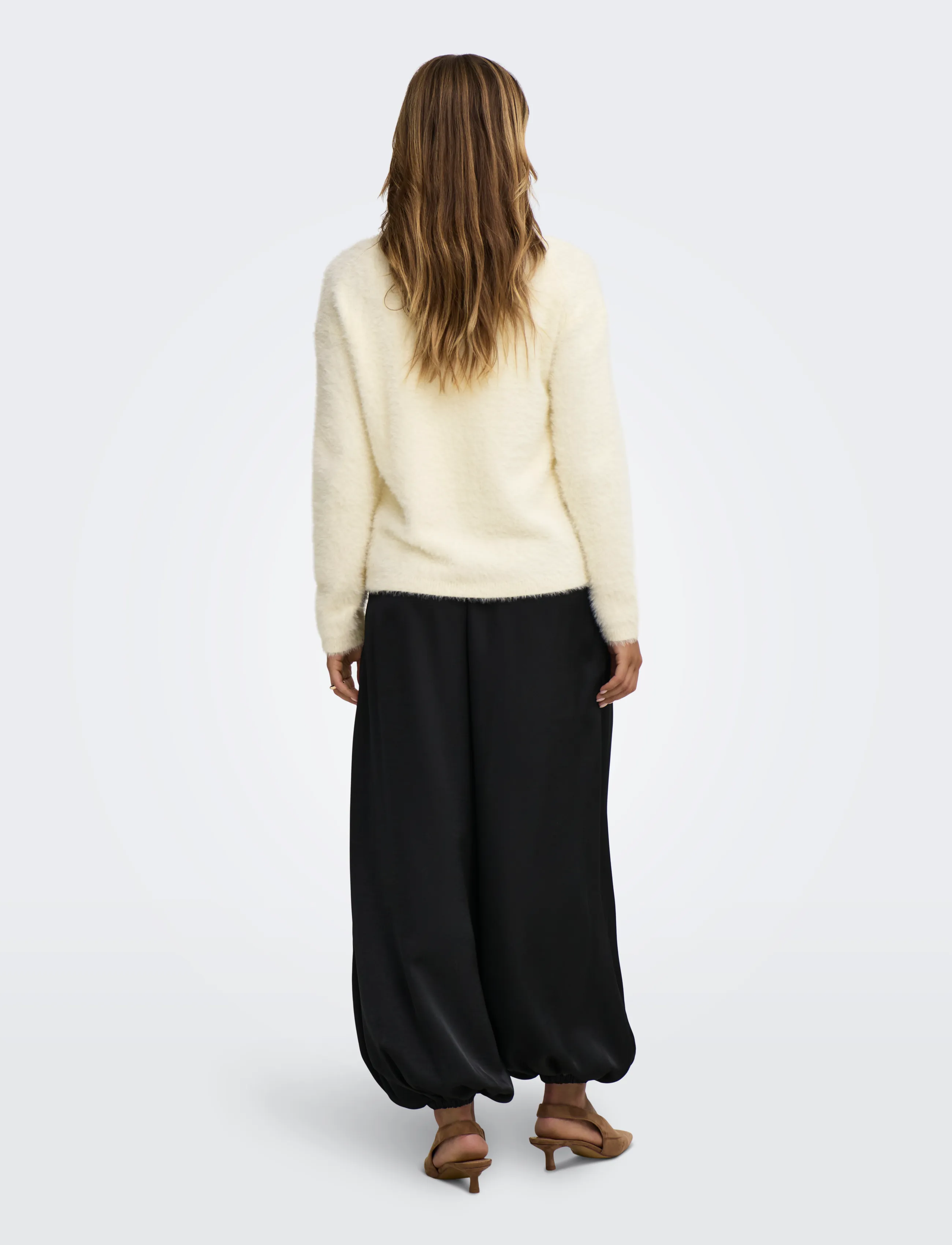 JDY - JDYPRIME JAYLA L/S ON PULLOVER KNT NOOS - cloud dancer - 3