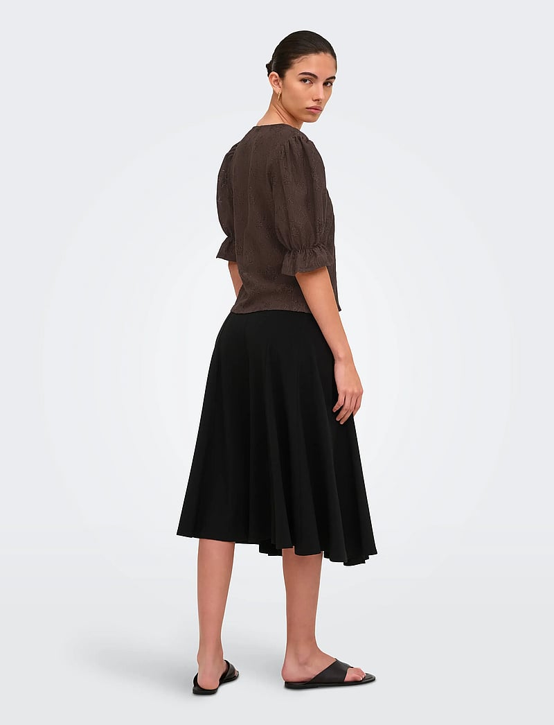 JDY - JDYJAKOBE 2/4 LACE TOP JRS - t-shirts - coffee bean - 3