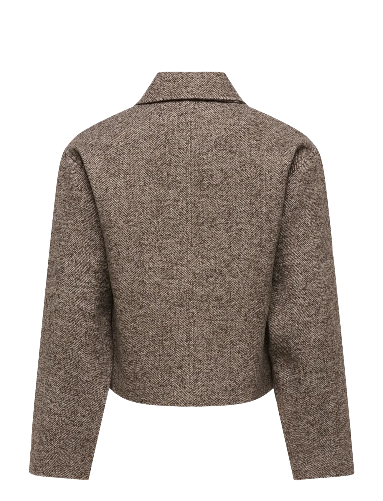 JDY - JDYVINGA HERRINGBONE JACKET OTW NOOS - chocolate torte - 2