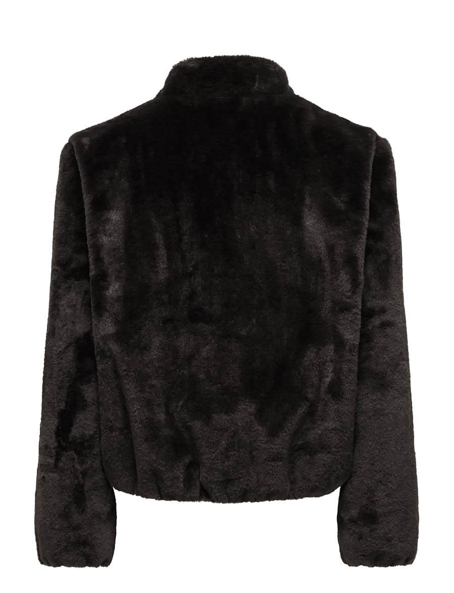 JDY - JDYMACY FAUX FUR BALLOON JACKET OTW NOOS - kunstkarusnahk - chocolate torte - 2