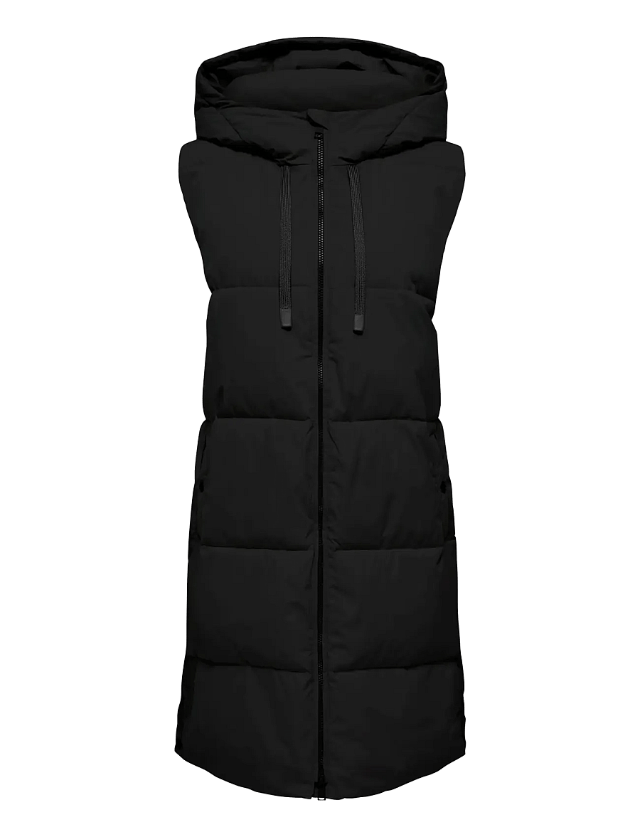 JDY - JDYBLAIR LONG HOOD WAISTCOAT OTW NOOS - black - 1