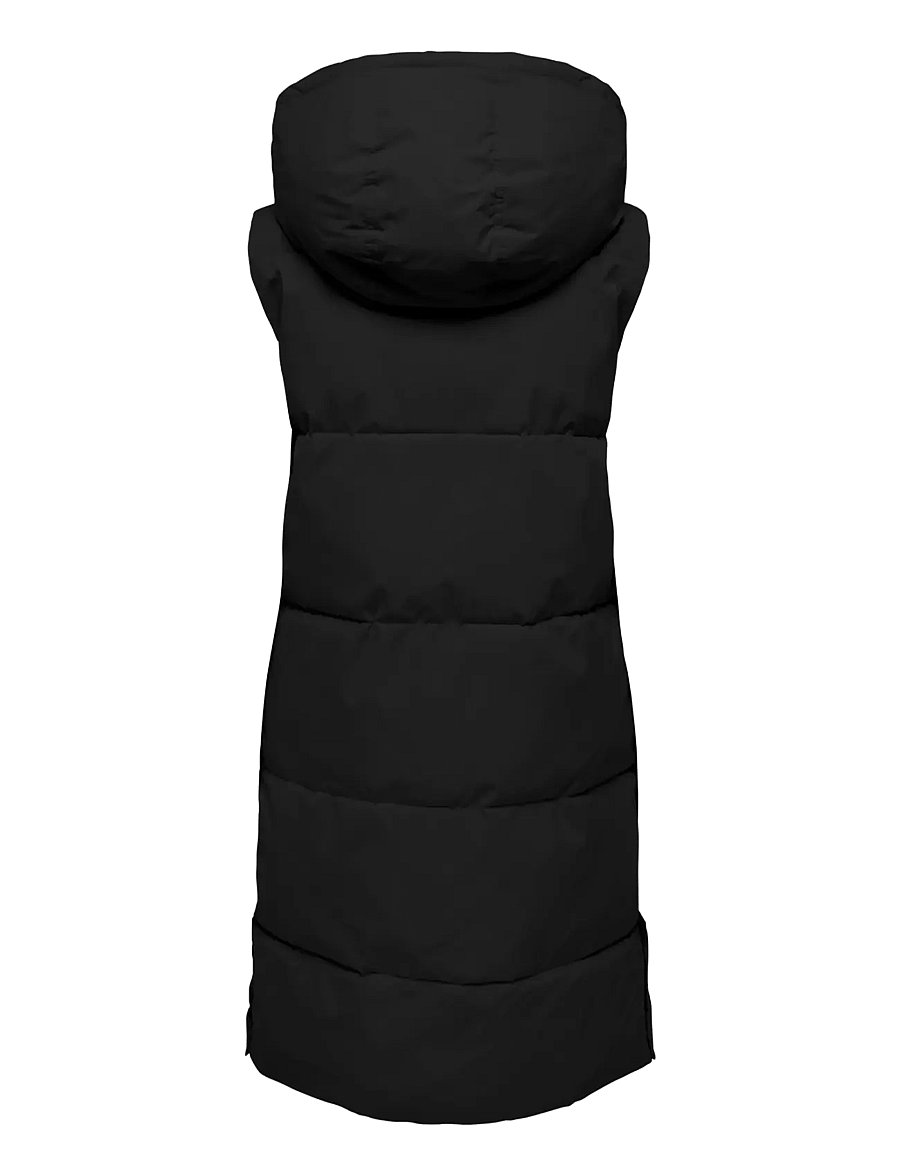 JDY - JDYBLAIR LONG HOOD WAISTCOAT OTW NOOS - black - 2