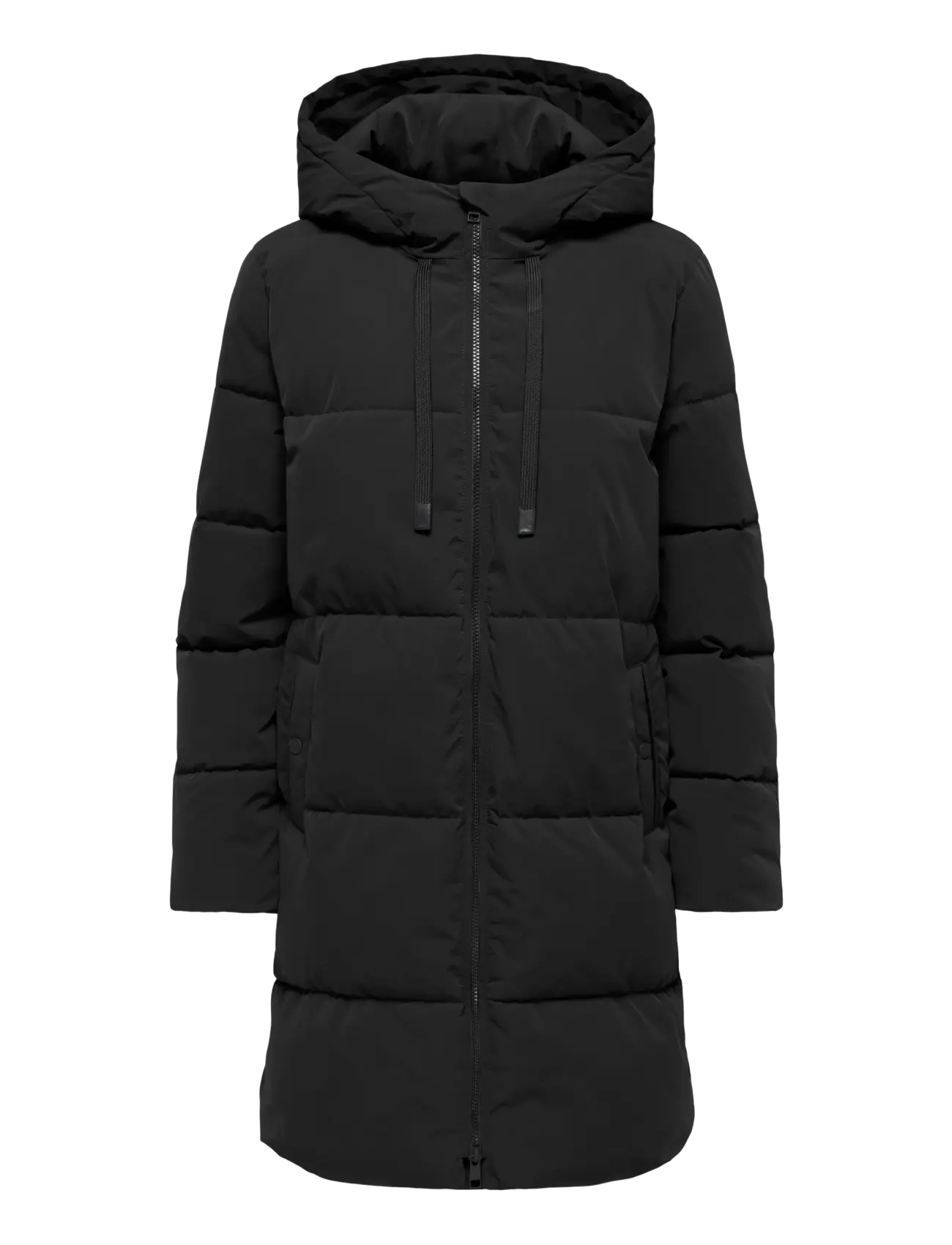 JDY - JDYBLAIR LONG HOOD PUFFER OTW SIJ NOOS - black - 1