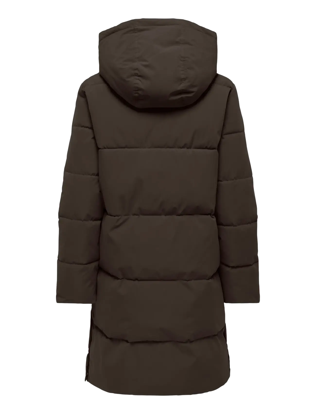 JDY - JDYBLAIR LONG HOOD PUFFER OTW SIJ NOOS - winterjacken - chocolate torte - 2