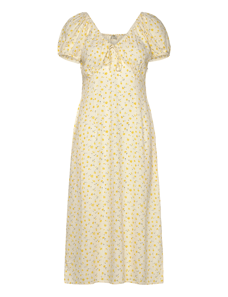 JDY - JDYLYDIA S/S MIDI DRESS WVN EXP - robes d'été - cloud dancer - 0