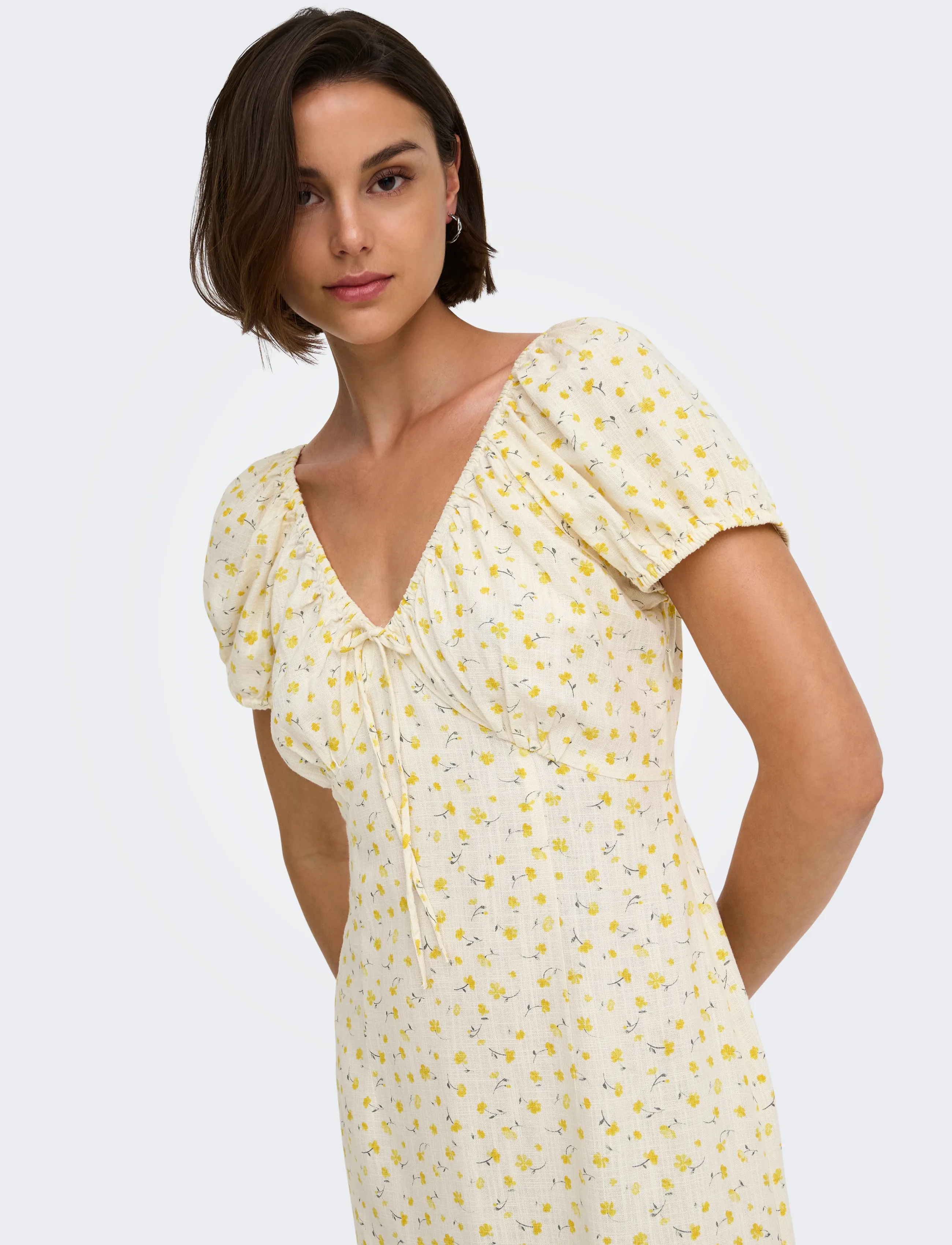 JDY Jdylydia S/S Midi Dress Wvn Exp midiklänningar dam – bild 6