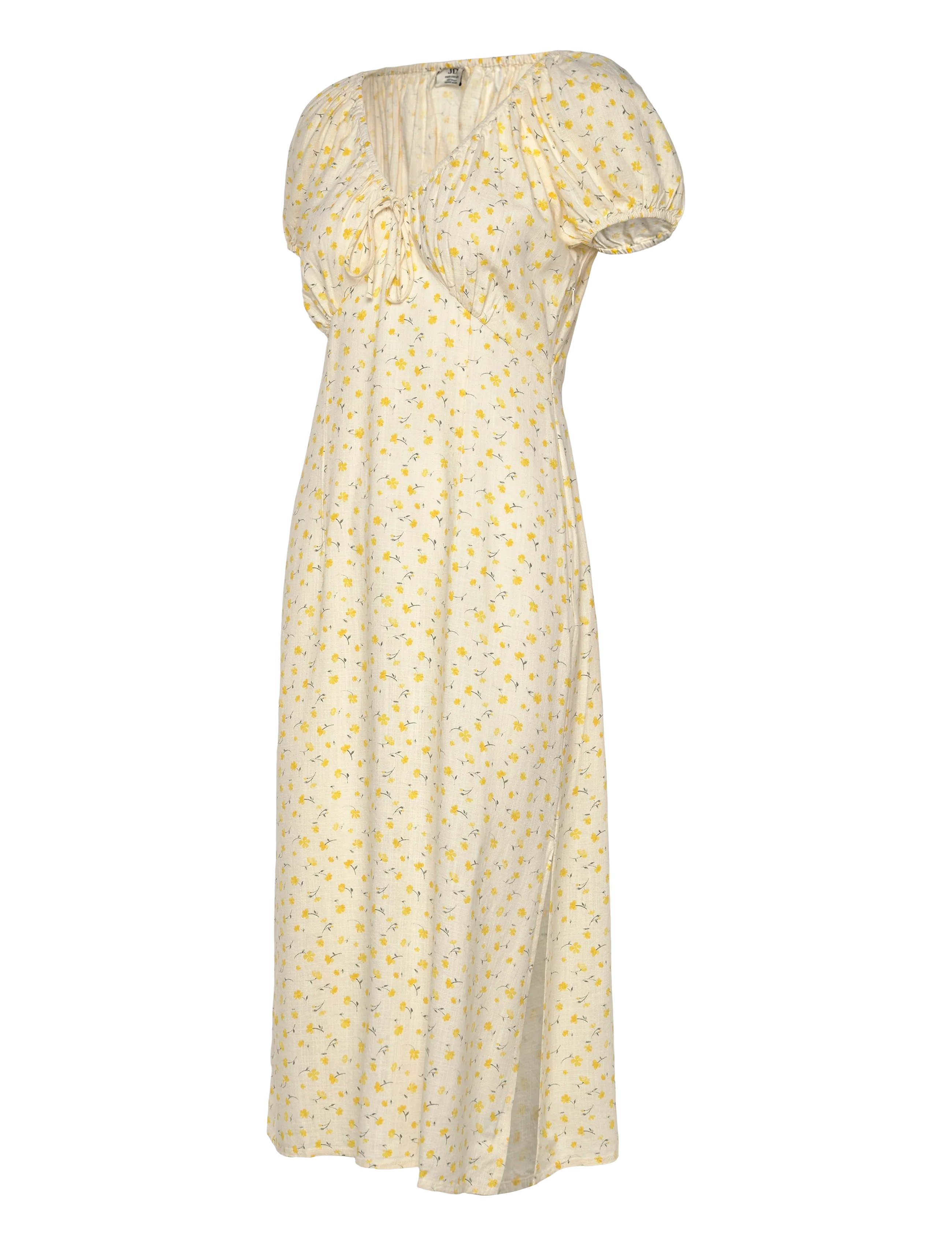 JDY - JDYLYDIA S/S MIDI DRESS WVN EXP - robes d'été - cloud dancer - 2
