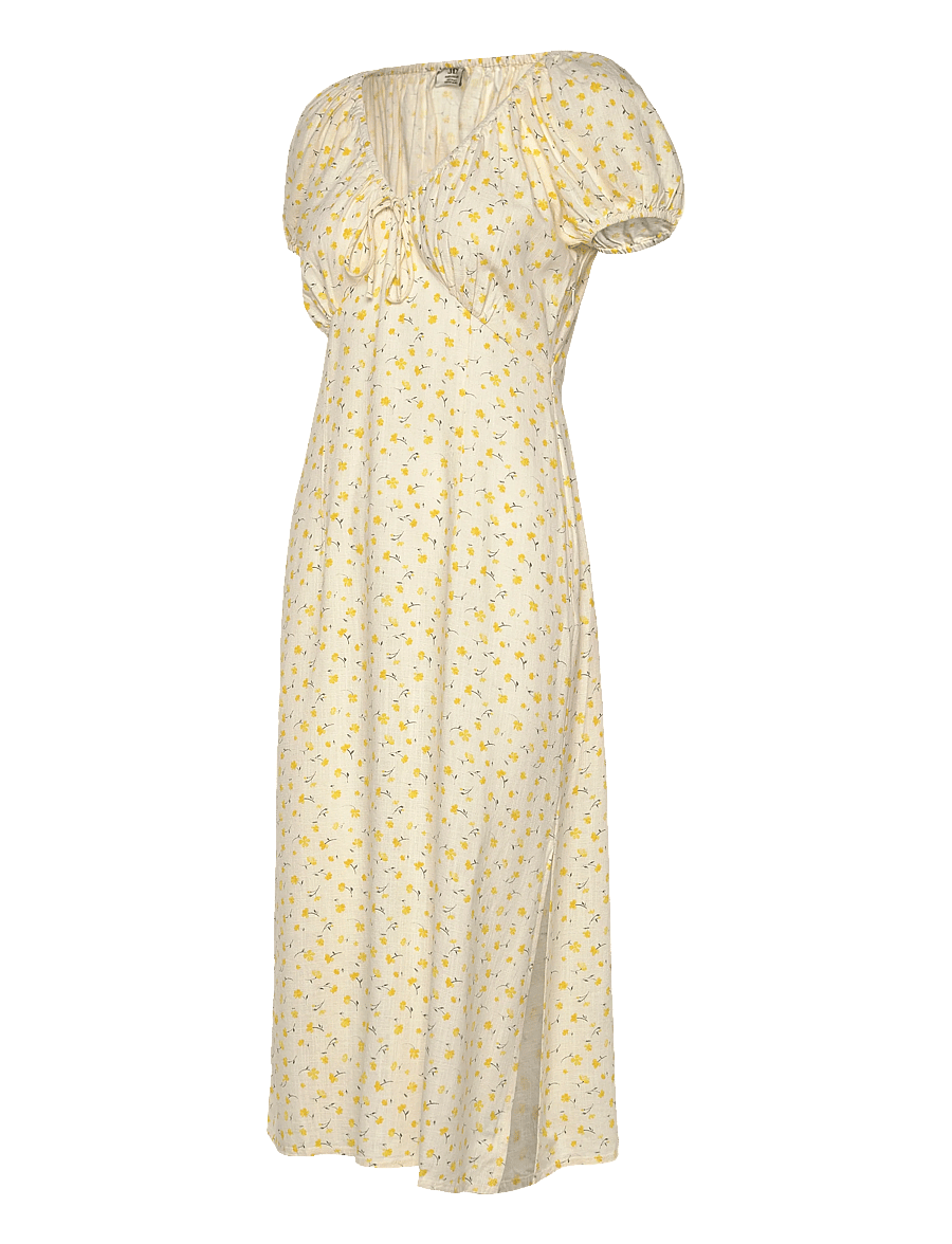 JDY - JDYLYDIA S/S MIDI DRESS WVN EXP - robes d'été - cloud dancer - 2