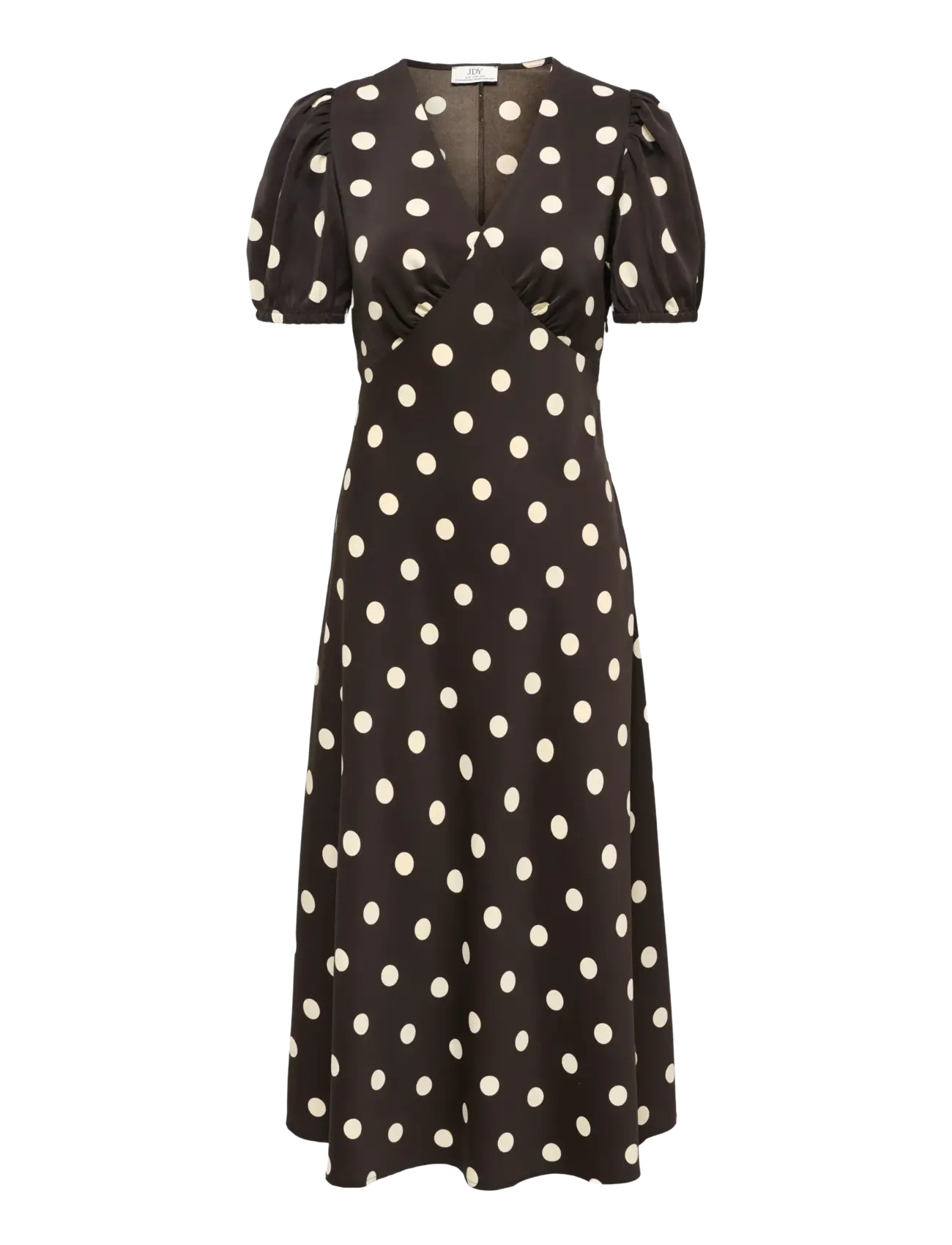JDY JDYAYA LIFE S/S MIDI DRESS WVN DIA - Kjoler - CHOCOLATE TORTE / brown