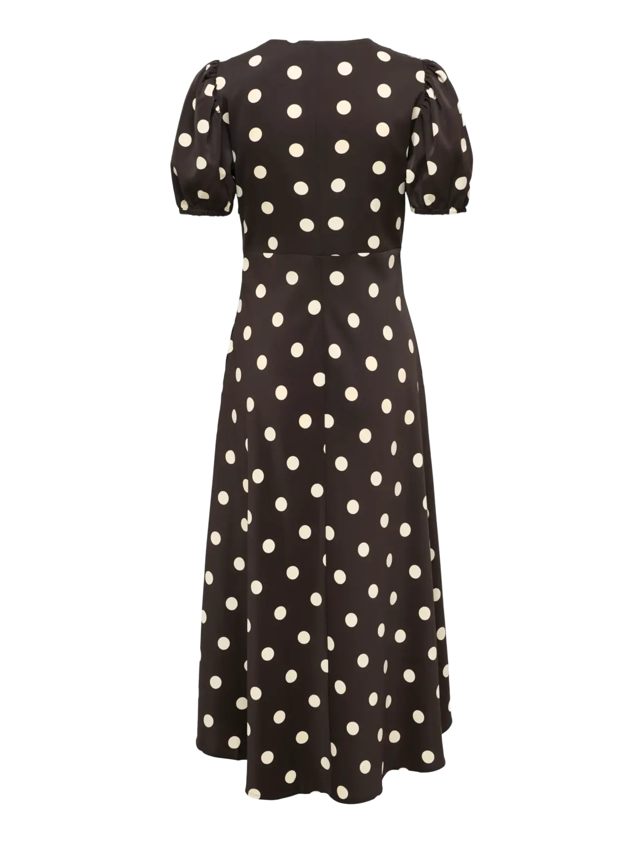 JDY - JDYAYA LIFE S/S MIDI DRESS WVN DIA - festkjoler - chocolate torte - 1