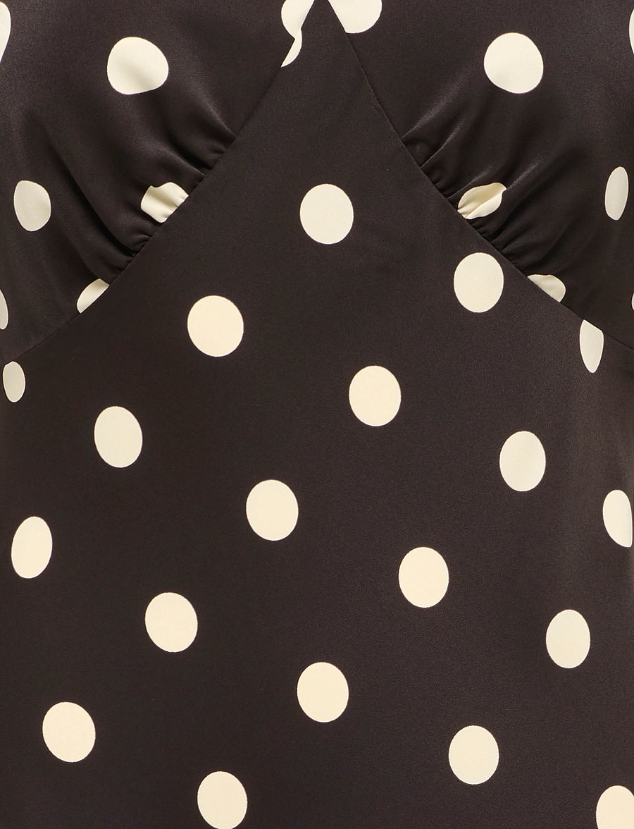 JDY - JDYAYA LIFE S/S MIDI DRESS WVN DIA - partykleider - chocolate torte - 2