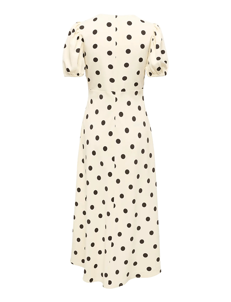 JDY - JDYAYA LIFE S/S MIDI DRESS WVN DIA - partykleider - whitecap gray - 1