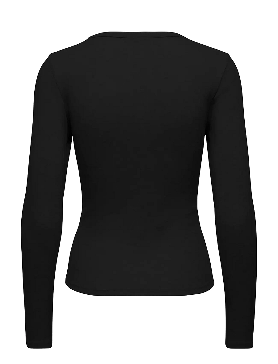 JDY - JDYLUCKY L/S O NECK NEW TOP JRS NOOS - black - 2