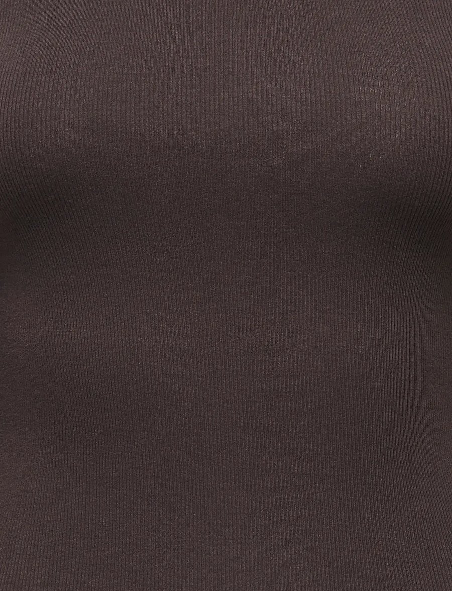 JDY - JDYLUCKY L/S O NECK NEW TOP JRS NOOS - långärmade toppar - chocolate torte - 2