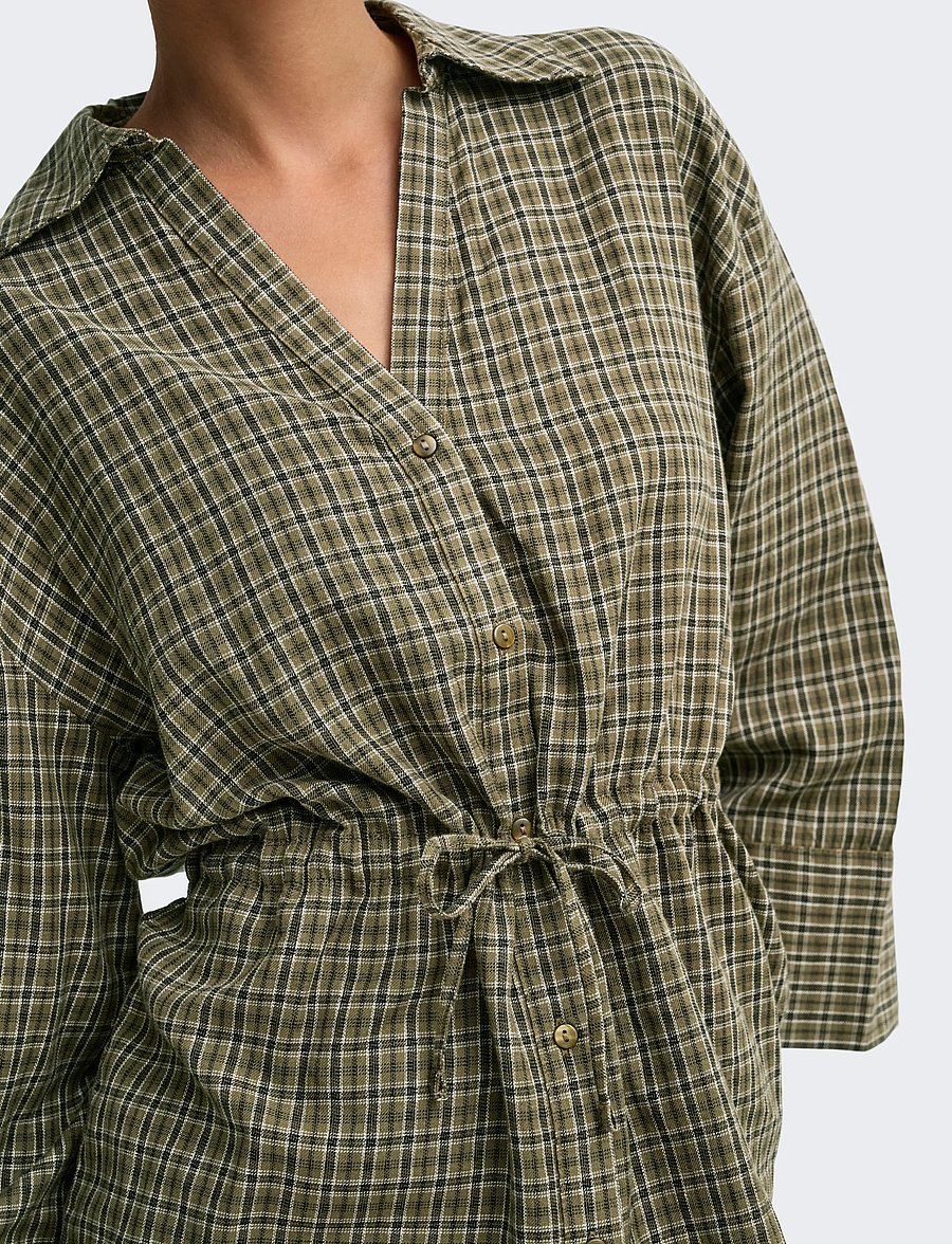 JDY - JDYRIKKA 7/8 TUNNEL SHIRT WVN - långärmade skjortor - dark olive - 5