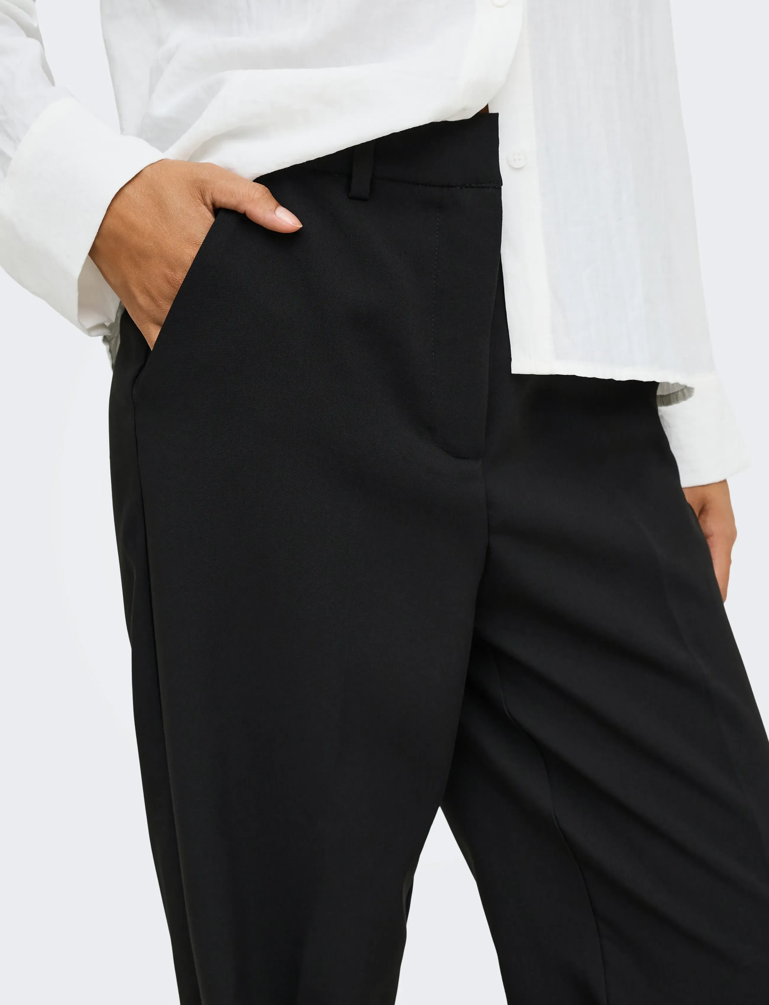 JDY - JDYVIV HW WIDE PANT PNT NOOS - black - 5