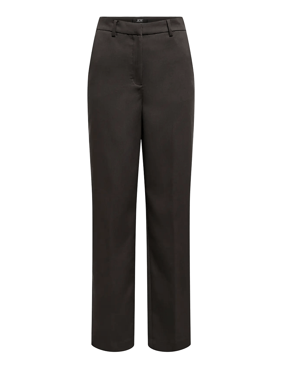 JDY - JDYVIV HW WIDE PANT PNT NOOS - hosen mit weitem bein - chocolate torte - 1