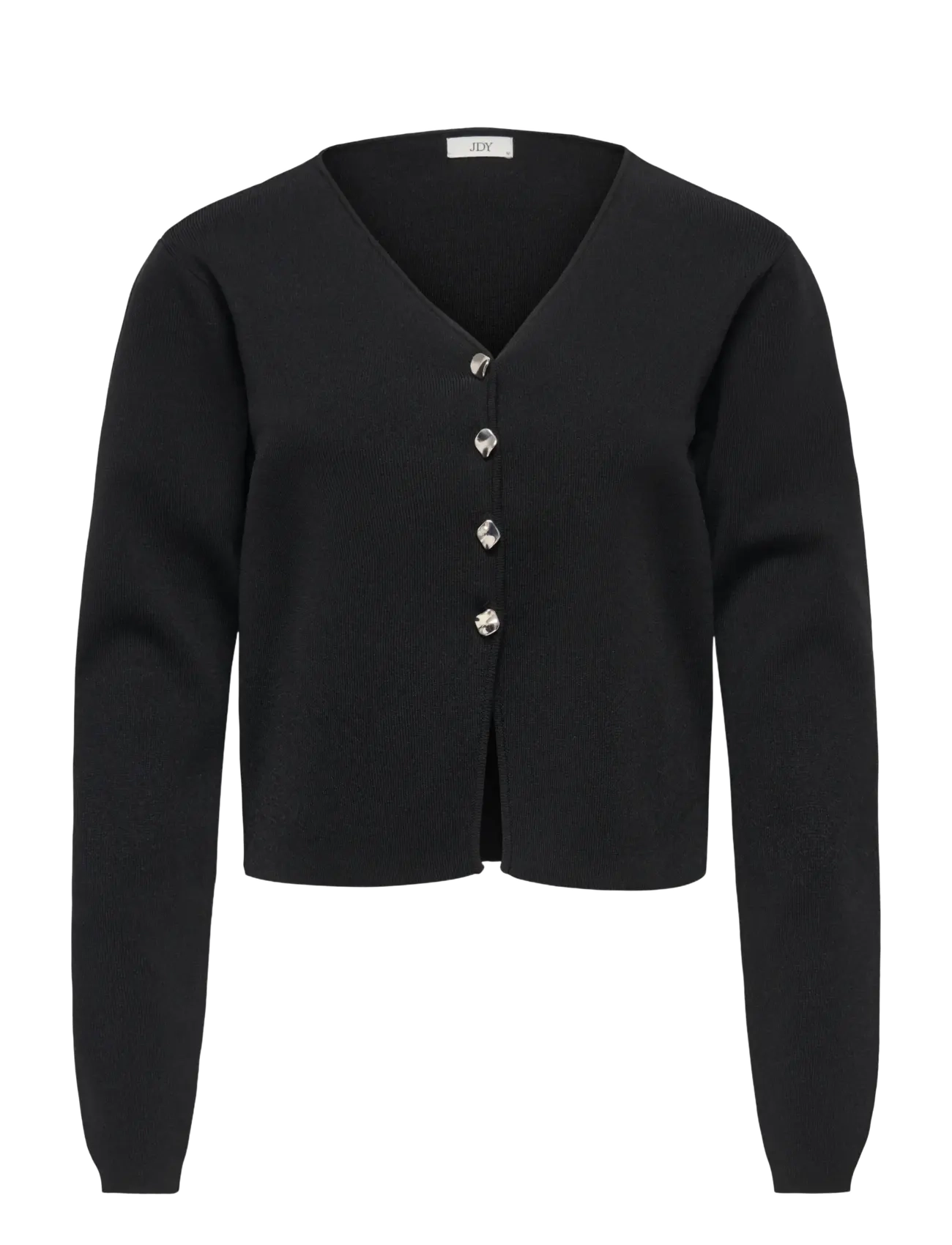 JDY JDYASTRA L/S V-NECK CARDIGAN KNT - Kudumid - BLACK / black