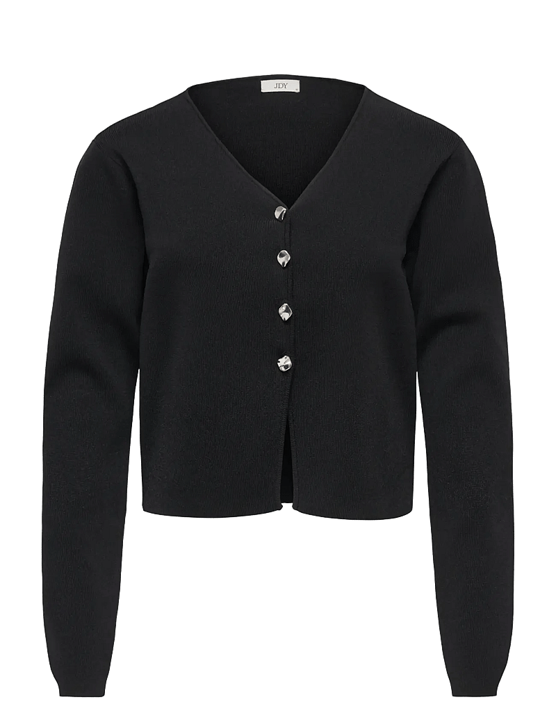 JDY - JDYASTRA L/S V-NECK CARDIGAN KNT - koftor - black - 0