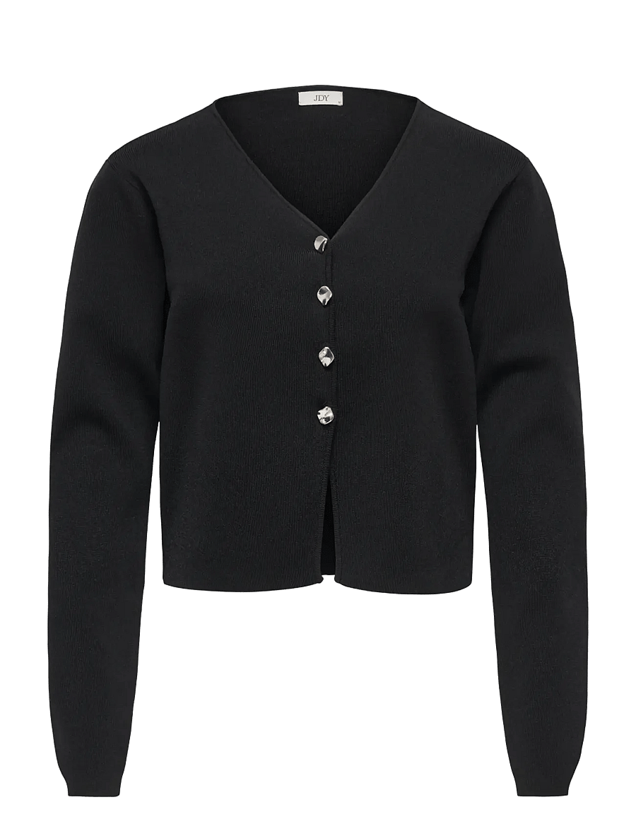 JDY - JDYASTRA L/S V-NECK CARDIGAN KNT - cardigans - black - 0