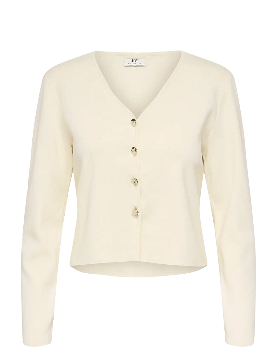 JDY - JDYASTRA L/S V-NECK CARDIGAN KNT - cardigans - eggnog - 0