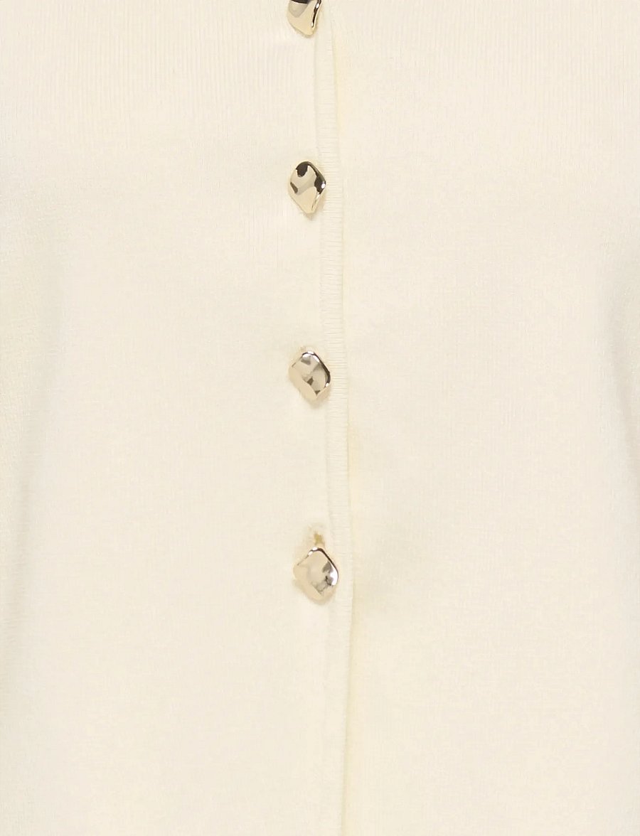 JDY - JDYASTRA L/S V-NECK CARDIGAN KNT - cardigans - eggnog - 2
