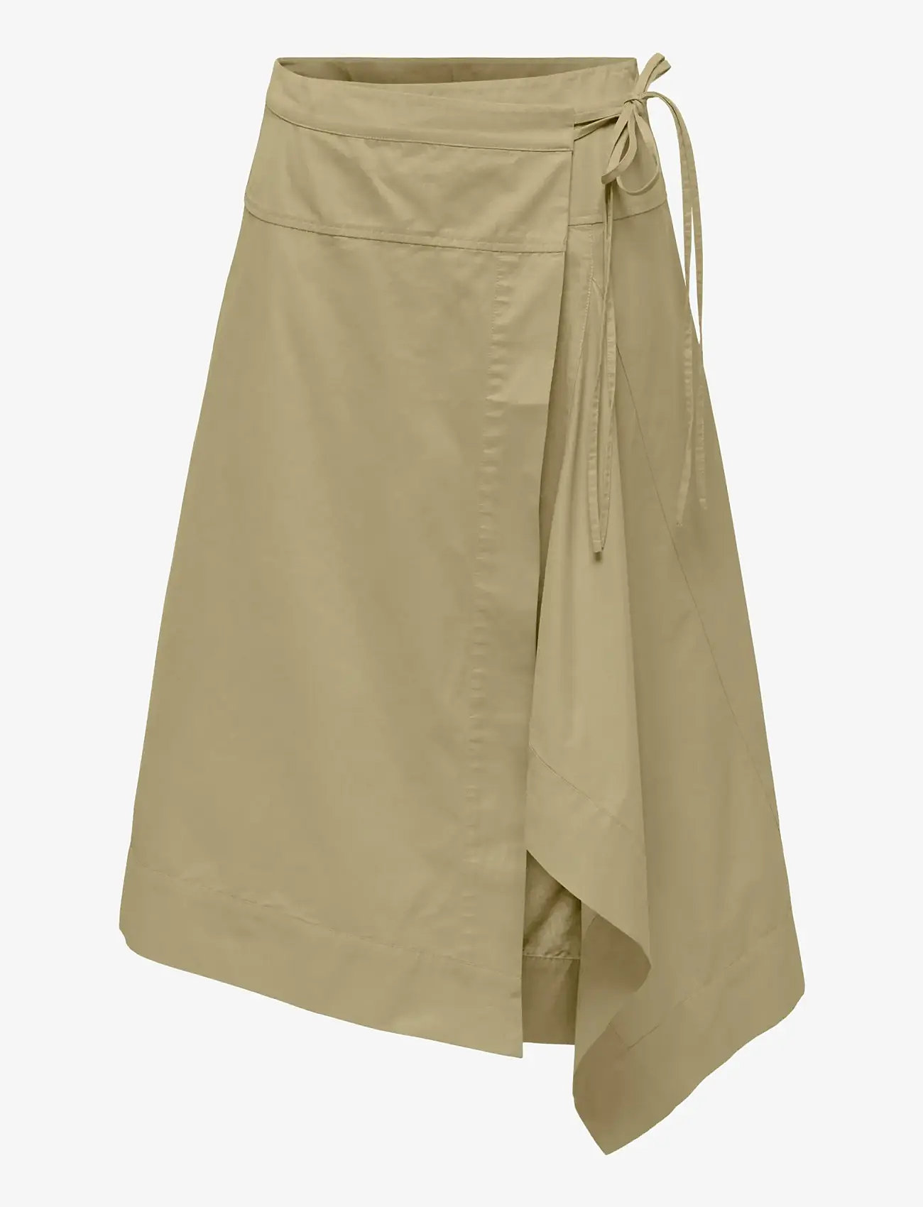 JDY - JDYOLIVIA MW ASYM WRAP SKIRT PNT - slate green - 1