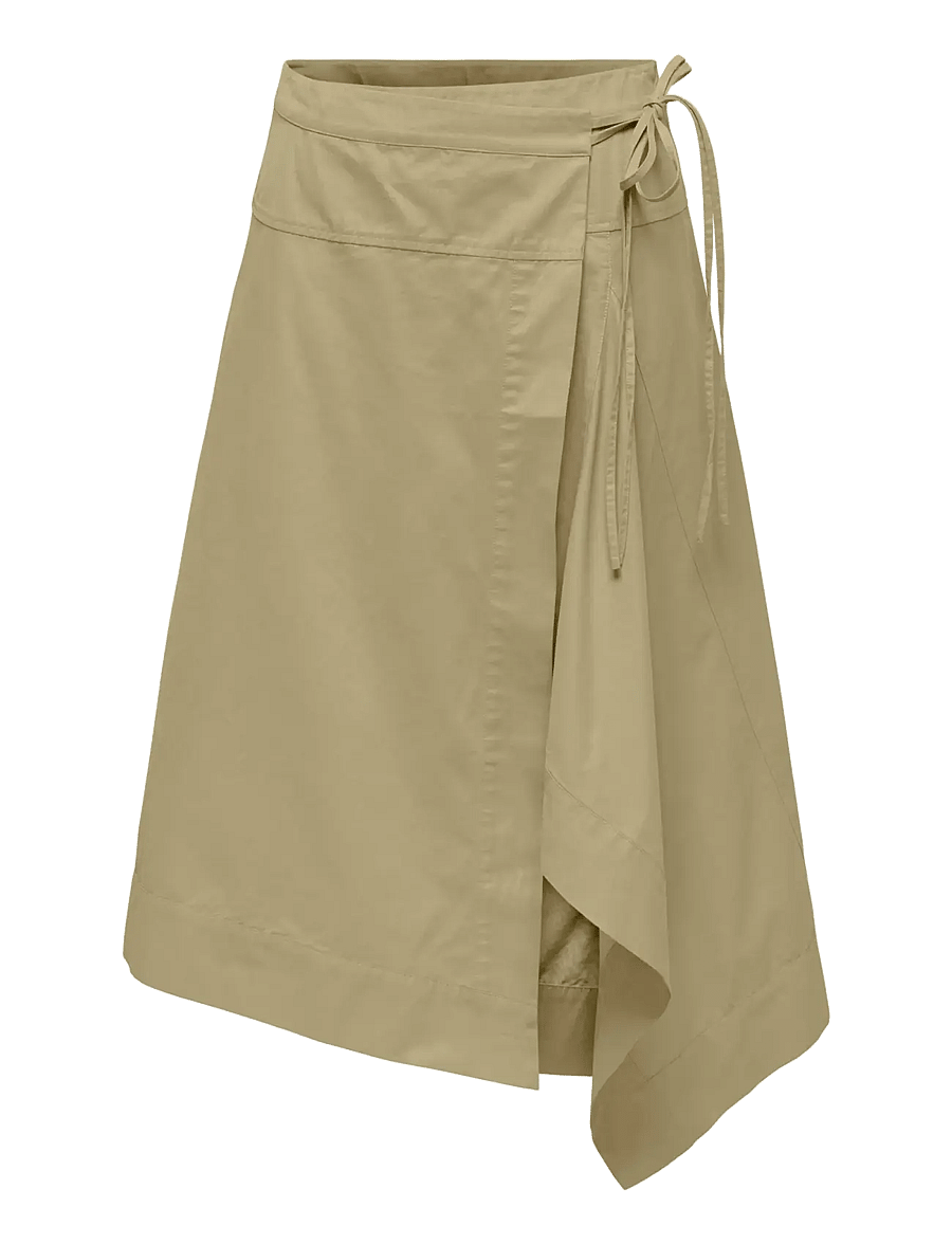 JDY - JDYOLIVIA MW ASYM WRAP SKIRT PNT - slate green - 1