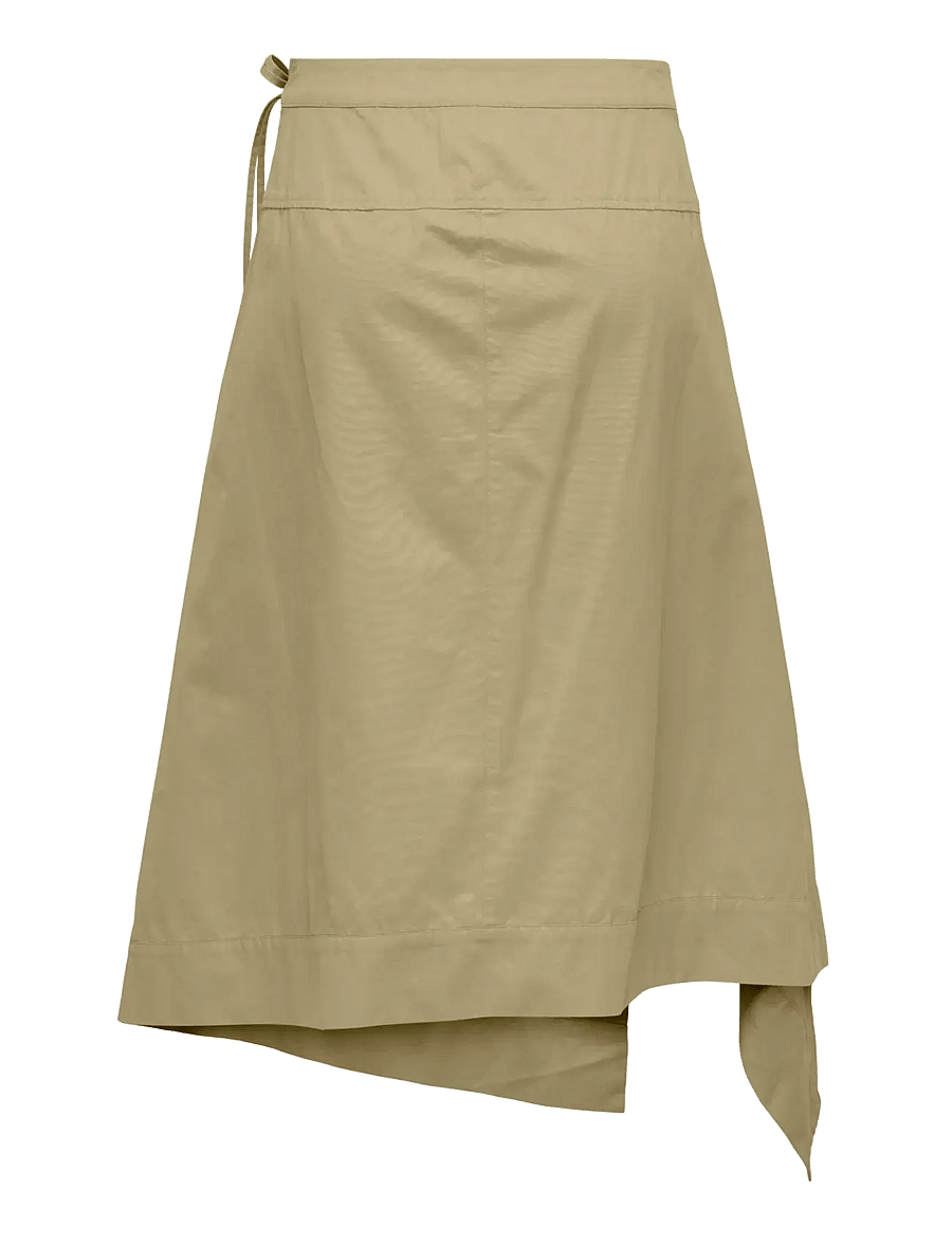 JDY - JDYOLIVIA MW ASYM WRAP SKIRT PNT - slate green - 2