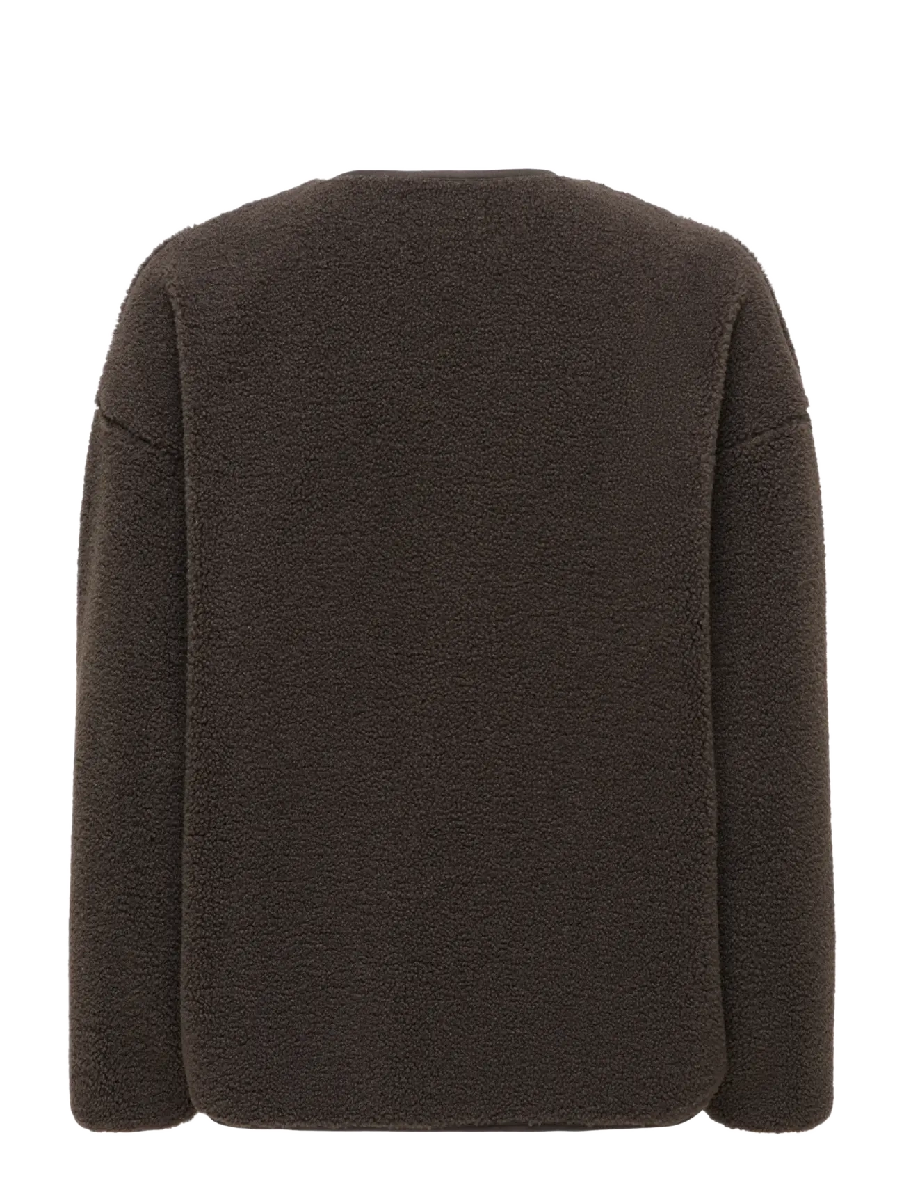 JDY - JDYTELLA L/S TEDDY JACKET JRS - faux fur jakker - mulch - 2