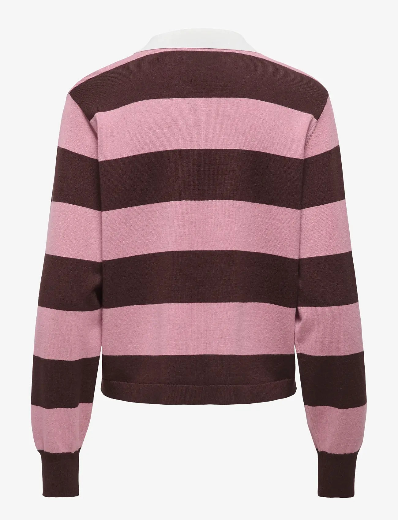 JDY - JDYNAIMA L/S POLO PULLOVER KNT - stickade tröjor - chicory coffee - 1