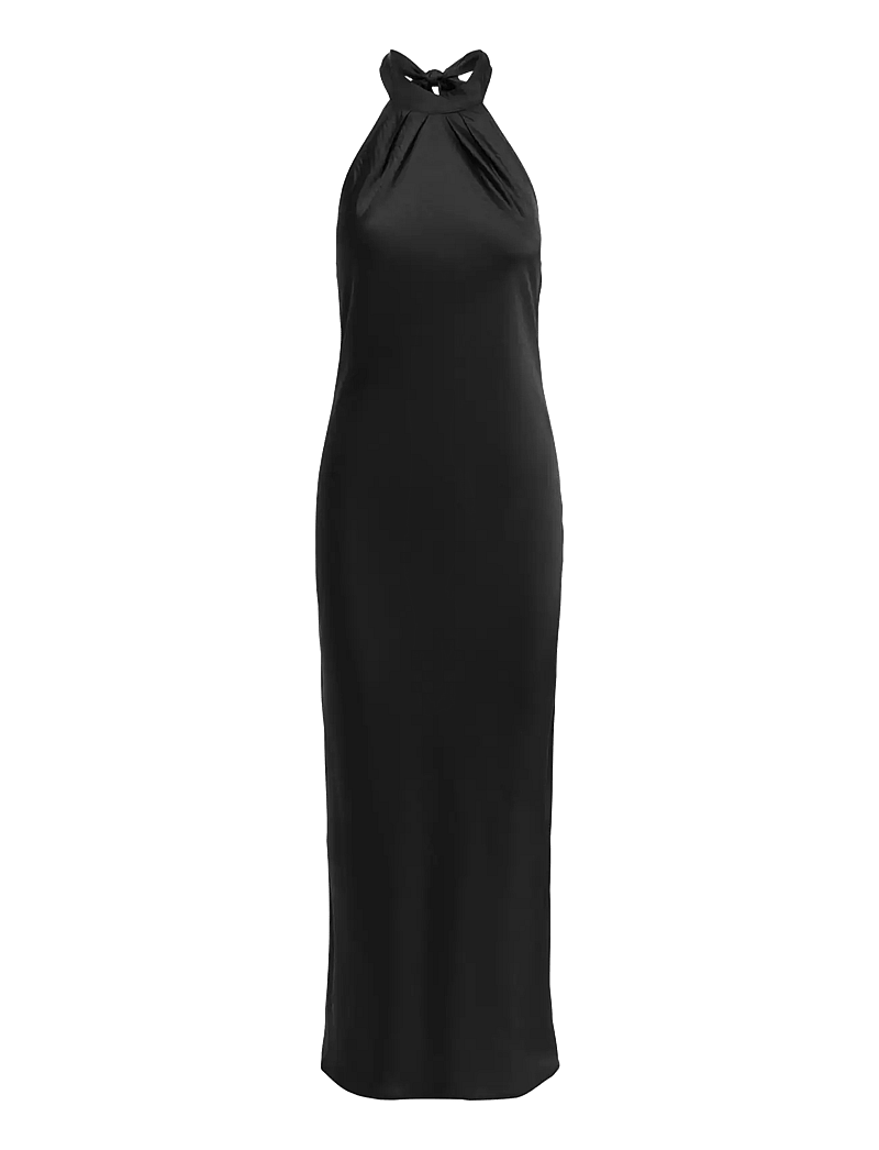 JDY - JDYURBA HALTERNECK LONG DRESS WVN EXP - abendkleider - black onyx - 1
