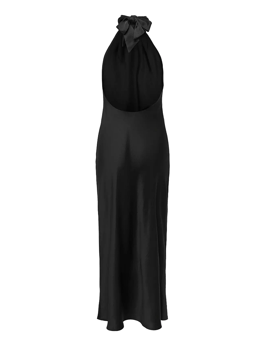 JDY - JDYURBA HALTERNECK LONG DRESS WVN EXP - abendkleider - black onyx - 2