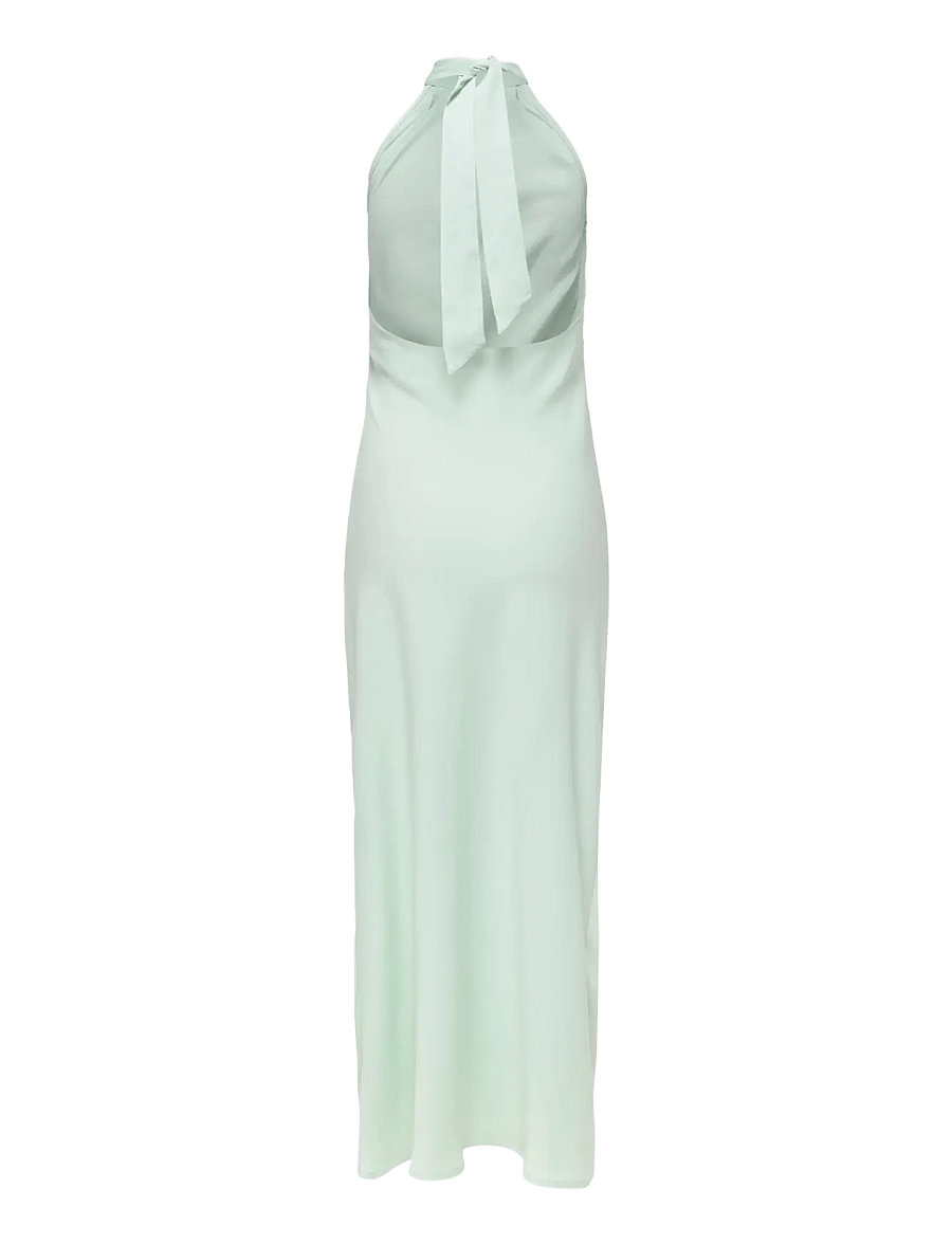 JDY - JDYURBA HALTERNECK LONG DRESS WVN EXP - robes de soirée - pale blue - 1