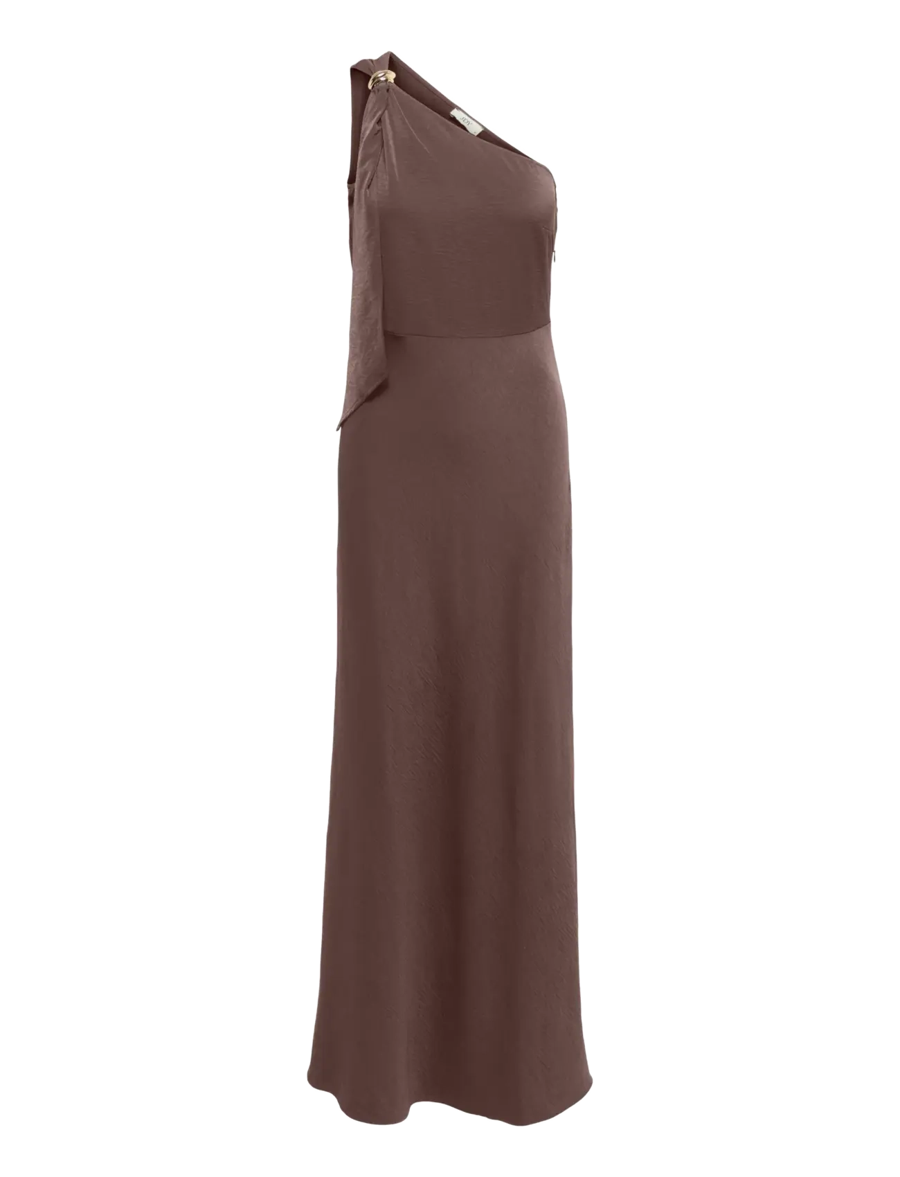 JDY Jdyaya Oneshoulder Long Kleid Wvn Exp Braun - S - Damen