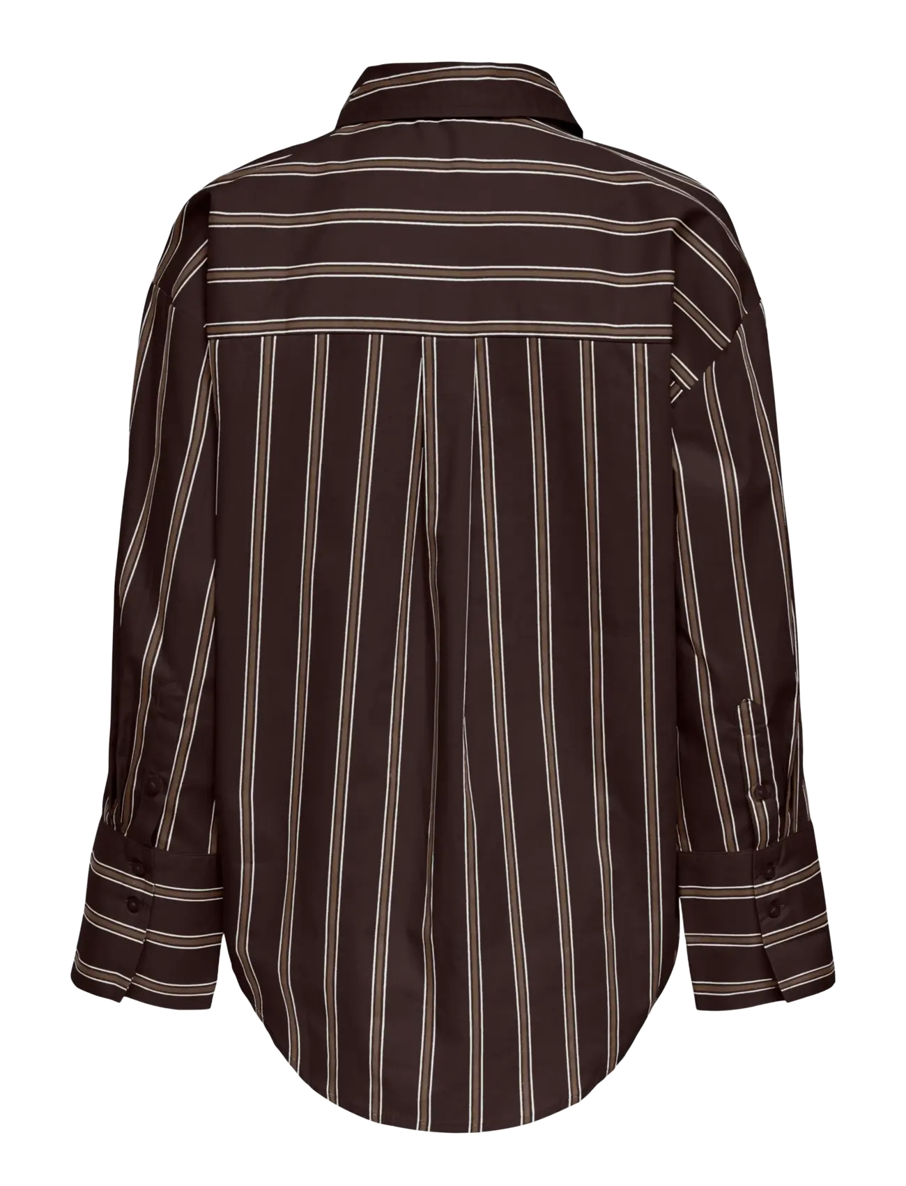 JDY - JDYSERENA L/S SHIRT WVN NOOS - langärmlige hemden - chocolate torte - 1