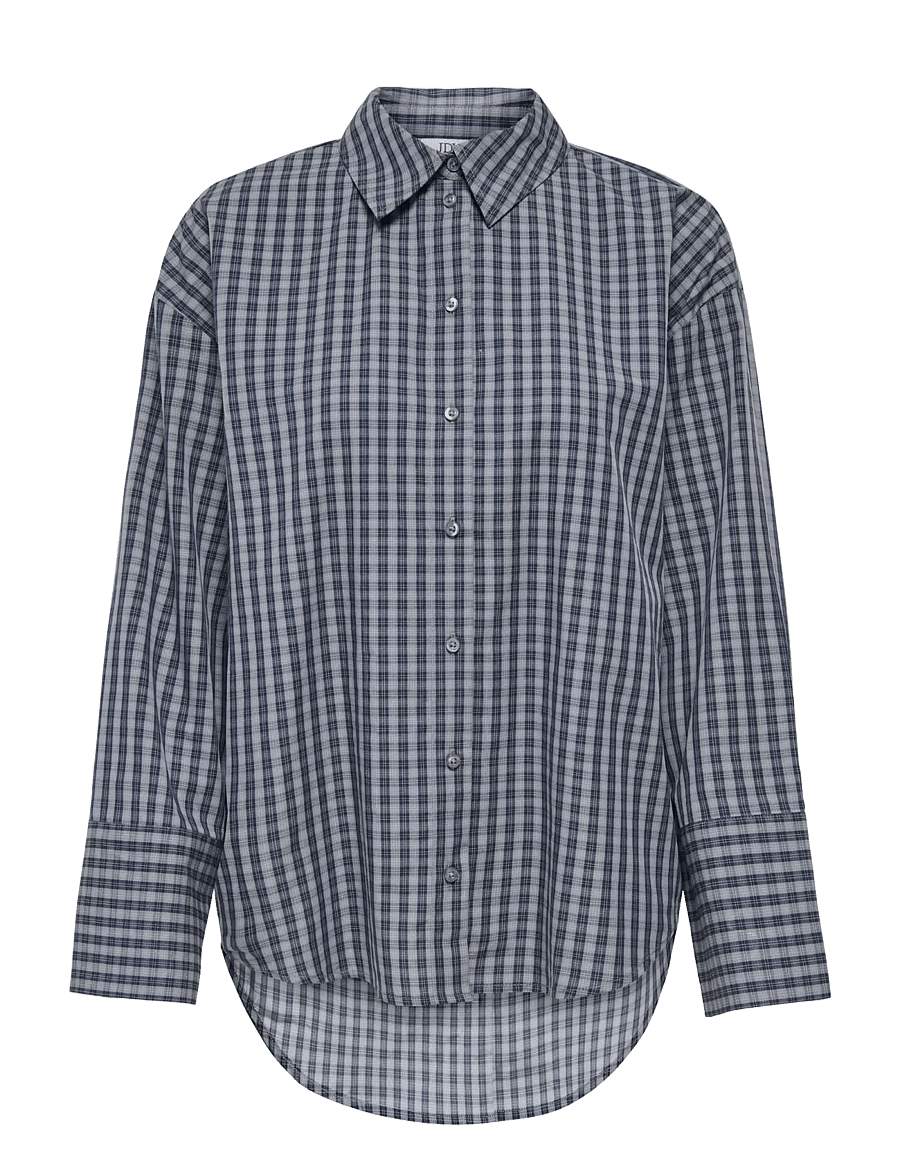 JDY - JDYSERENA L/S SHIRT WVN NOOS - langärmlige hemden - dark grey melange - 0