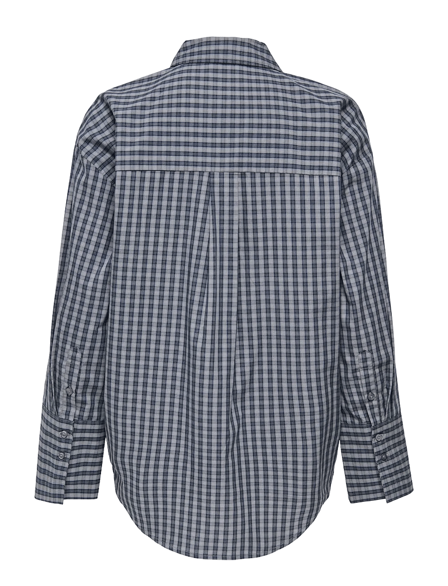 JDY - JDYSERENA L/S SHIRT WVN NOOS - langärmlige hemden - dark grey melange - 1