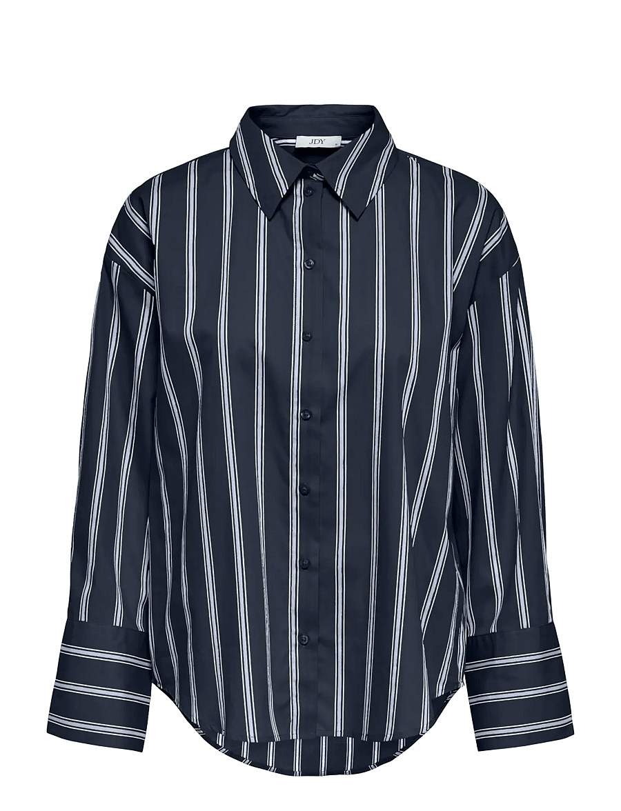 JDY - JDYSERENA L/S SHIRT WVN NOOS - koszule z długimi rękawami - navy blazer - 0
