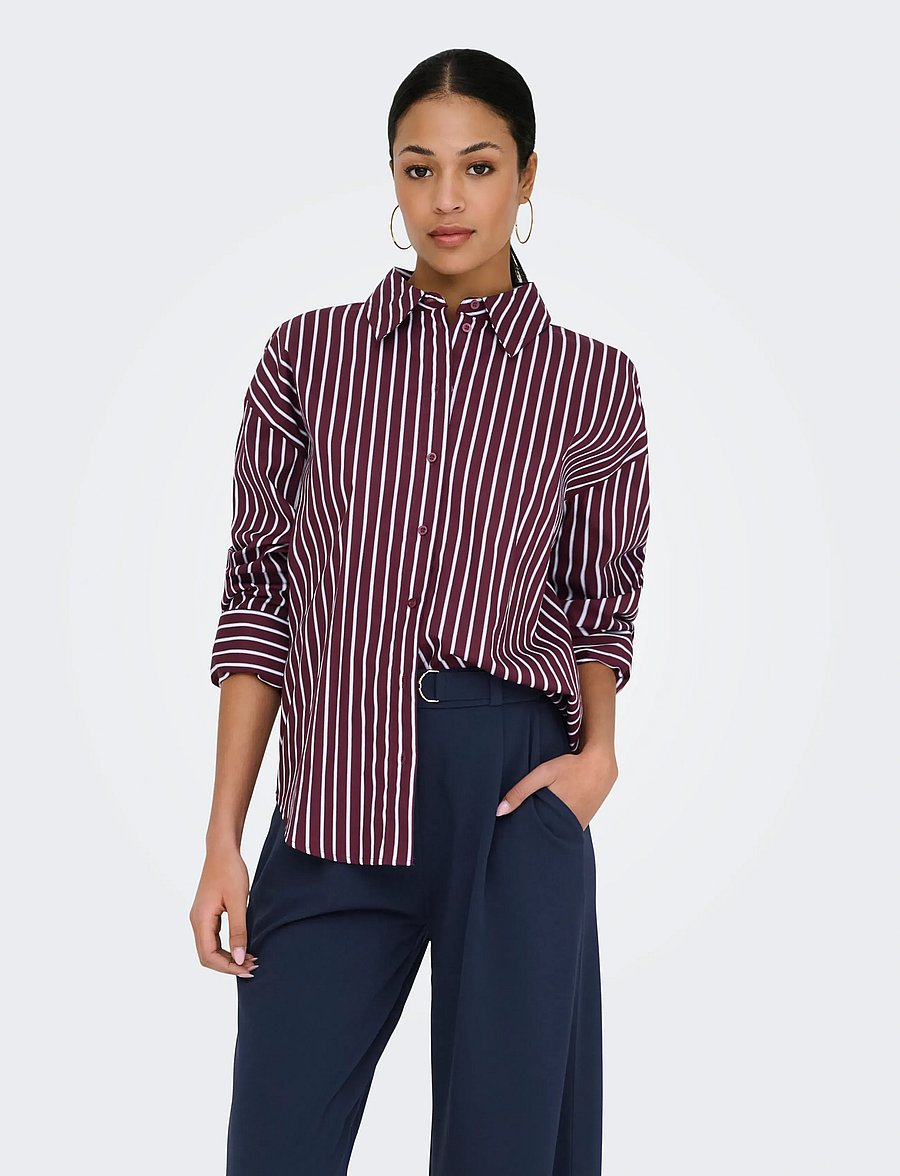 JDY - JDYSERENA L/S SHIRT WVN NOOS - krekli ar garām piedurknēm - port royale - 0