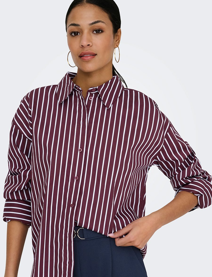 JDY - JDYSERENA L/S SHIRT WVN NOOS - krekli ar garām piedurknēm - port royale - 5