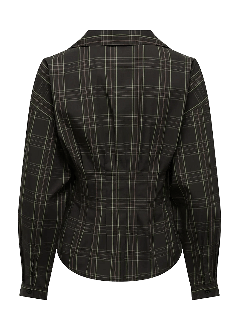 JDY - JDYBETTY LIFE L/S FITTED SHIRT WVN EXP - pikkade varrukatega särgid - slate black - 1