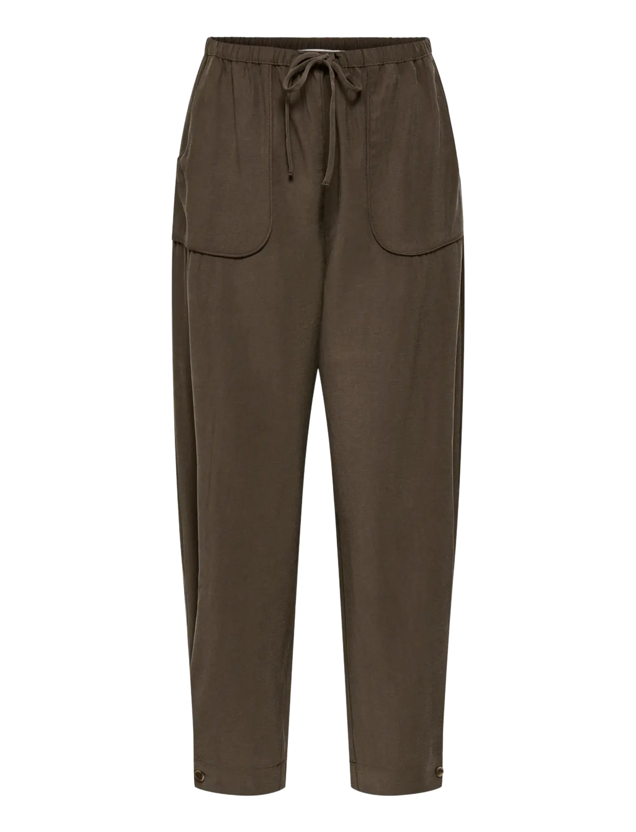 JDY JDYASTA MW BARREL PANT WVN EXP - Bukser - AFTER DARK / khaki/green