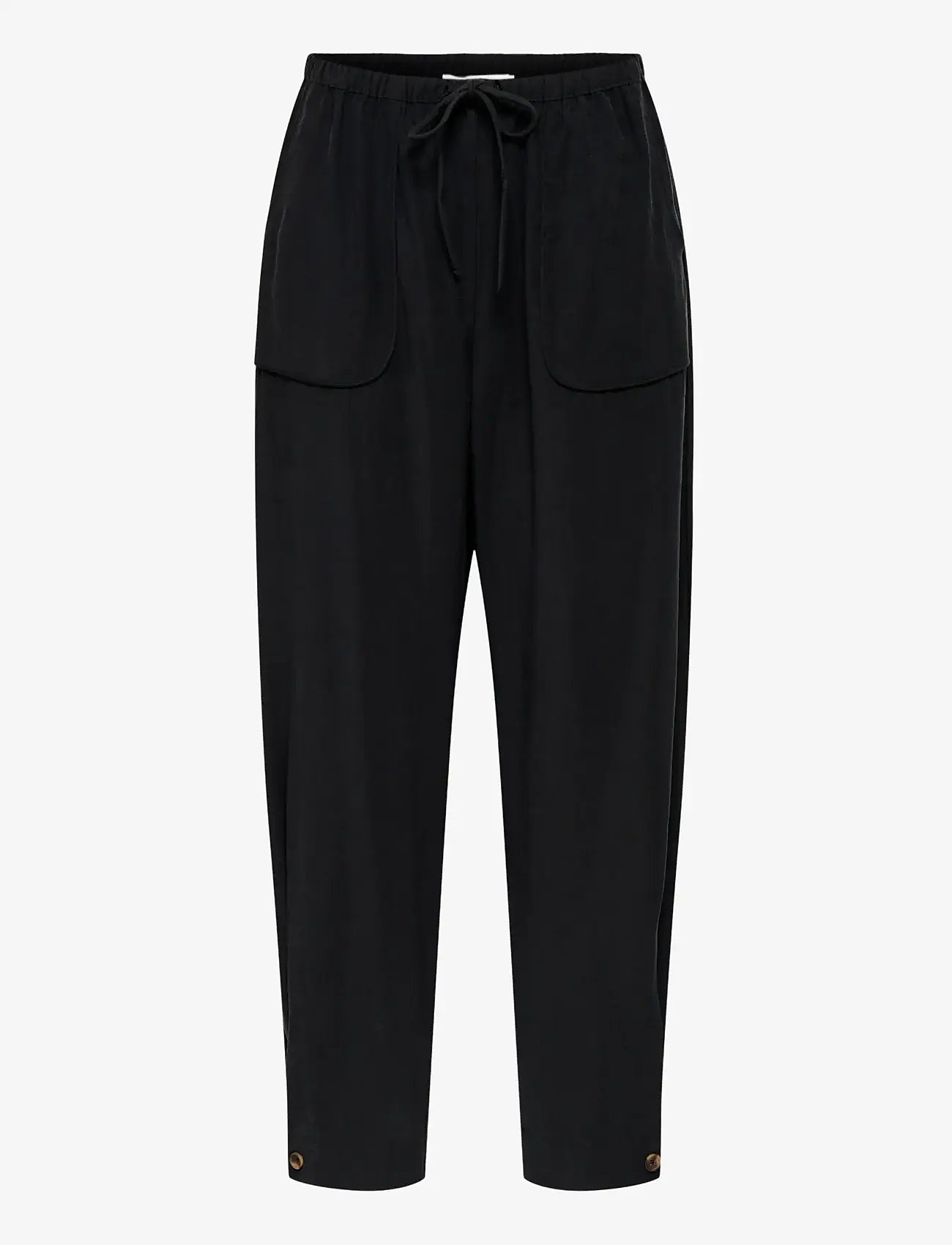 JDY - JDYASTA MW BARREL PANT WVN EXP - barrel-hosen - black - 0