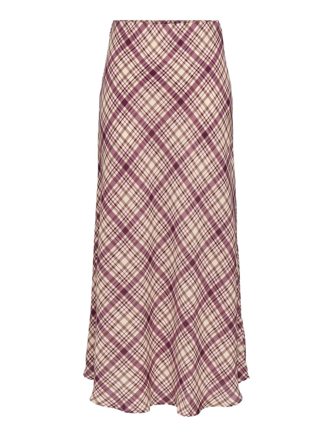 JDY JDYVERA LONG SKIRT WVN EXP - Tøj - CRÈME BRÛLÉE / multi