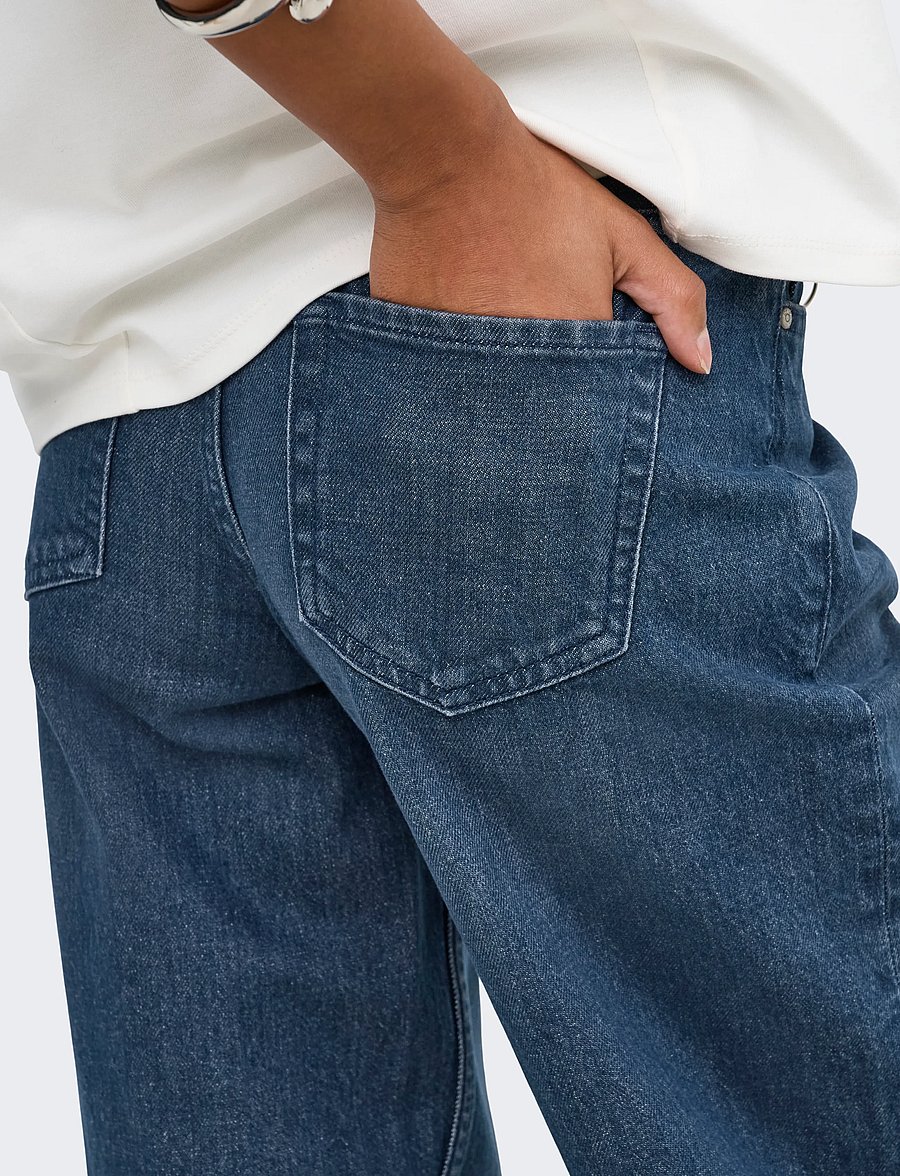 JDY - JDYKATIE LW STRAIGHT DBG001 105 DNM NOOS - straight jeans - dark blue denim - 5
