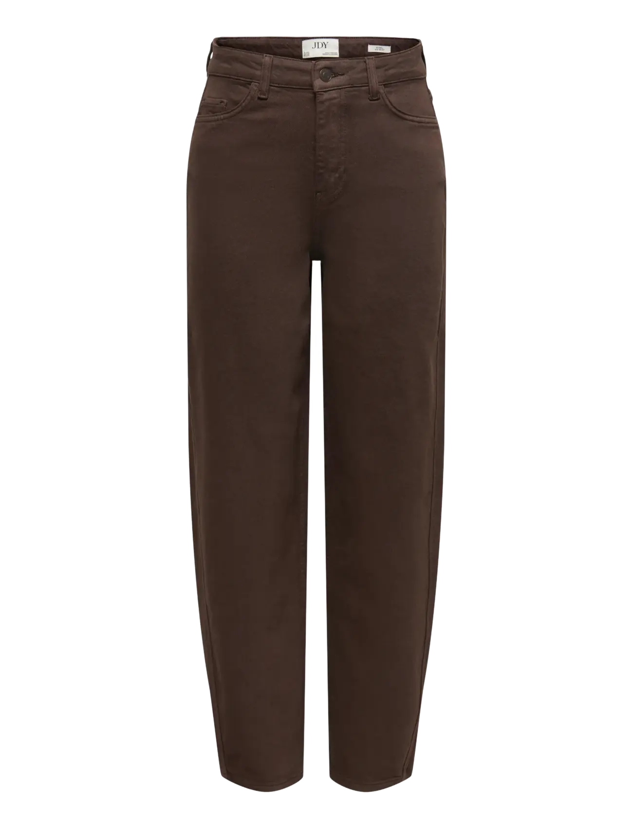 JDY - JDYSUSIE MW BARREL BROWN 104 DNM - barrel jeans - chocolate brown - 1